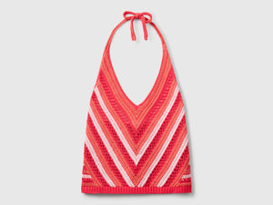 Top a righe crochet