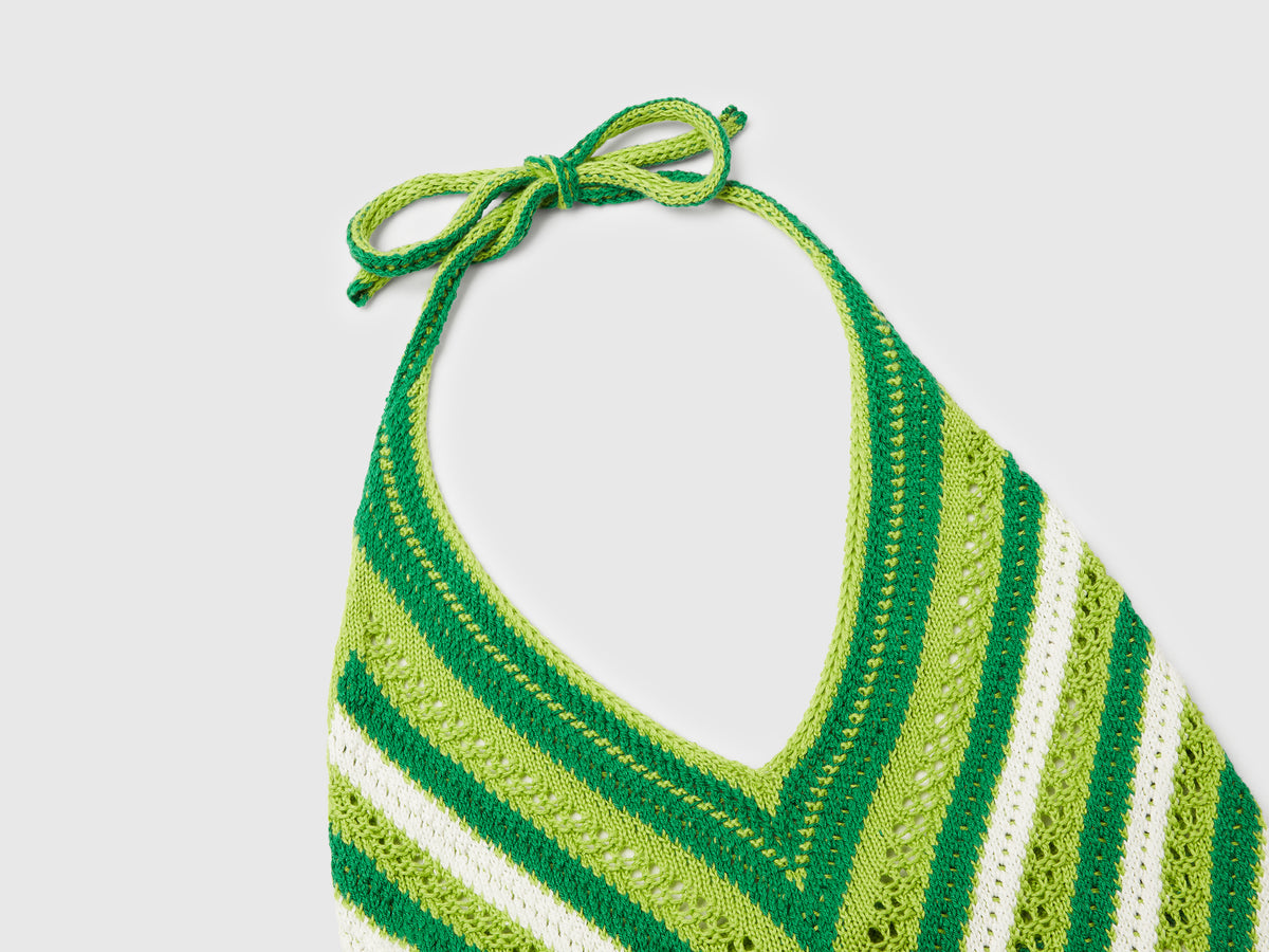 Top a righe crochet