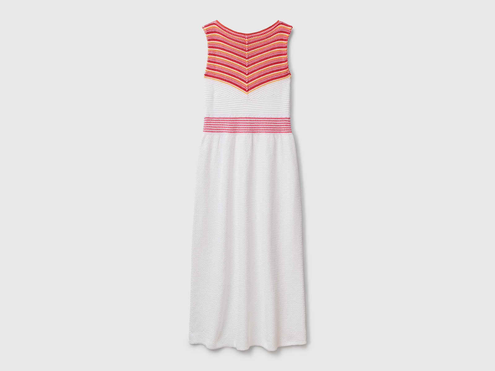 Vestito crochet da donna bianco 2 | Benetton Outlet