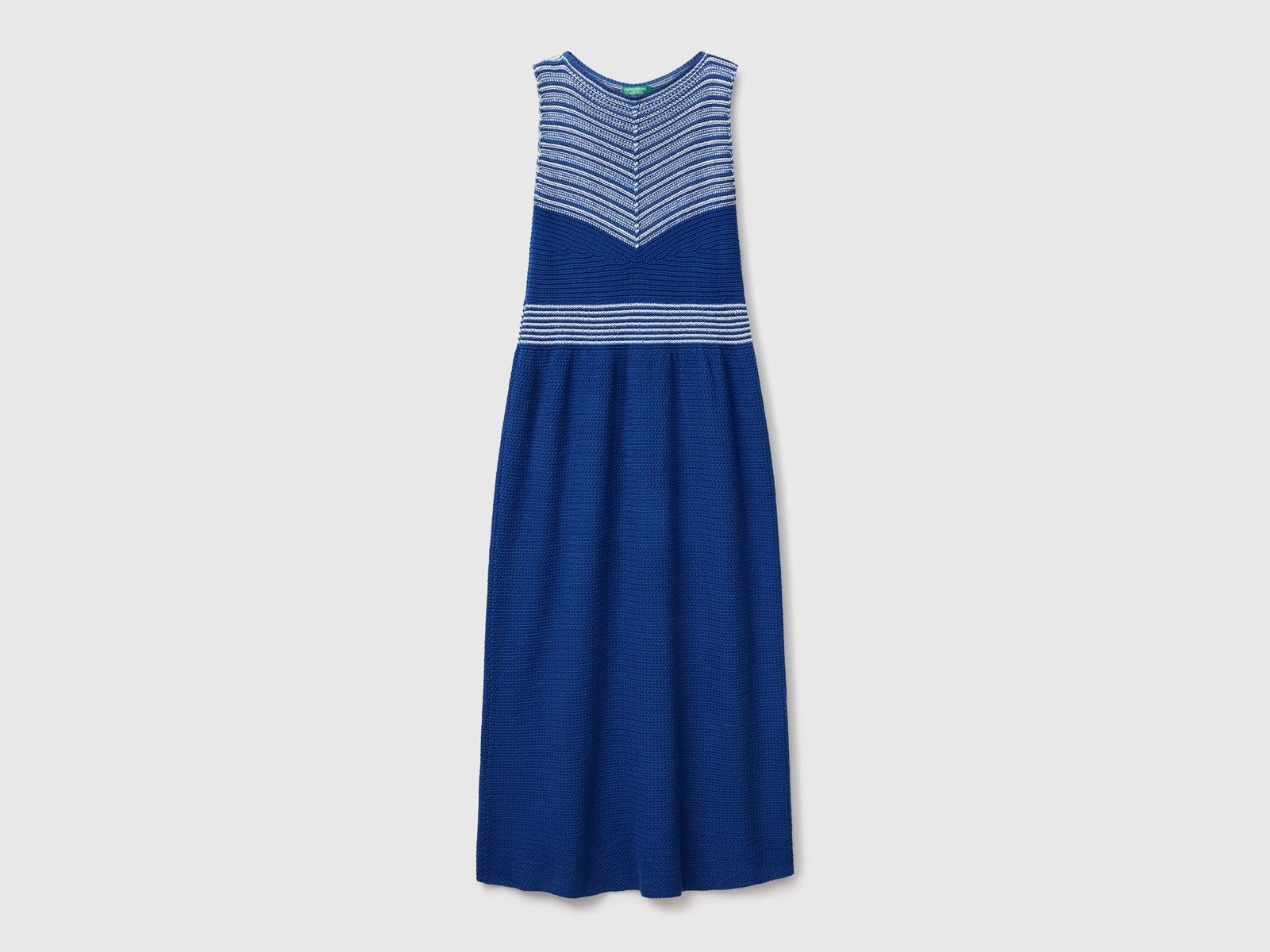 Vestito crochet da donna blu 2 | Benetton Outlet