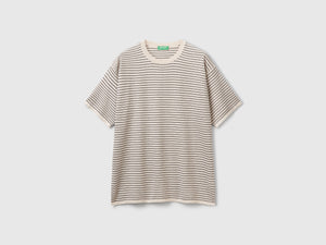 T-shirt in maglia a righe