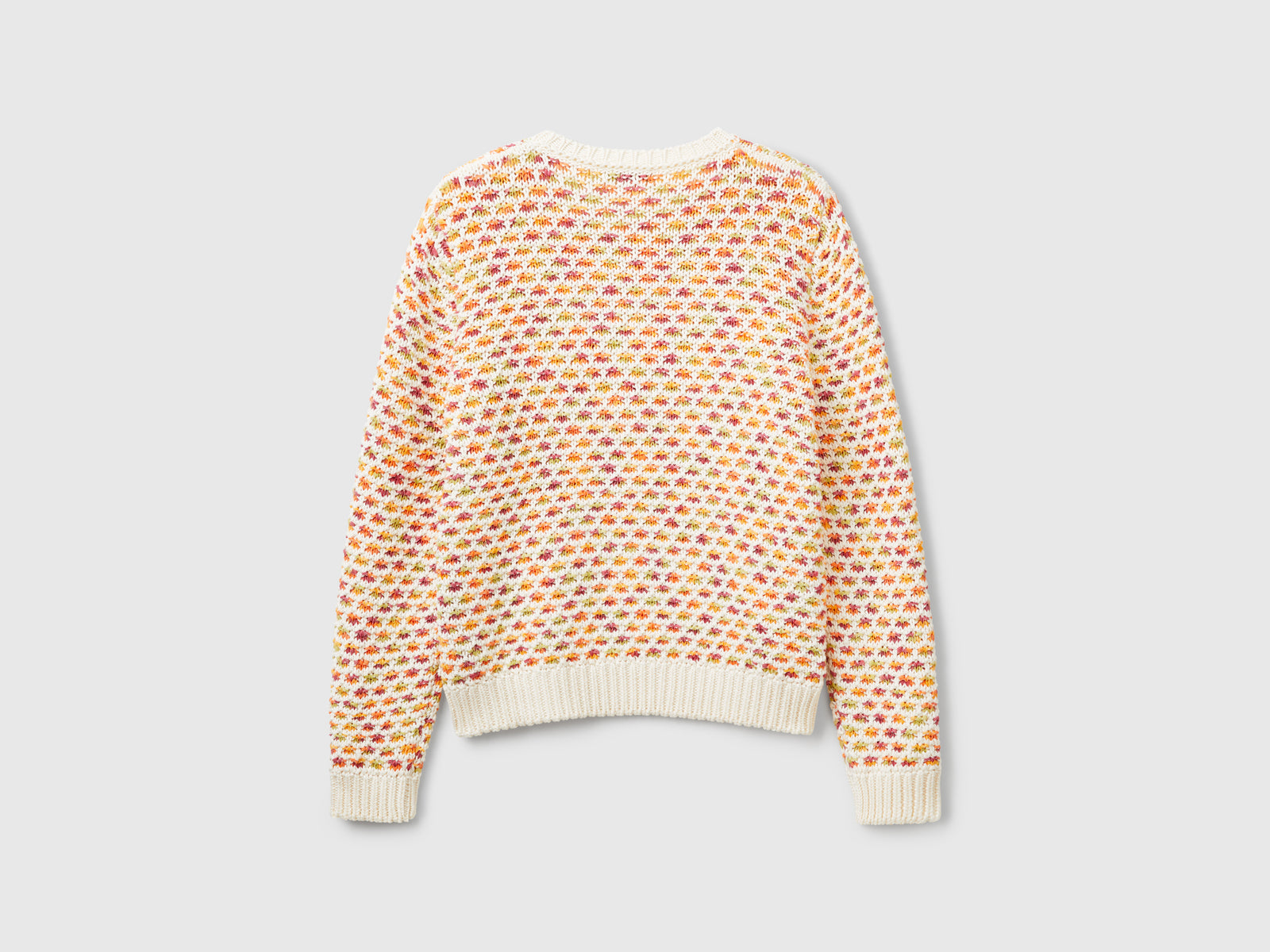 Maglione reversibile in misto cotone da donna multi-color 2 | Benetton Outlet