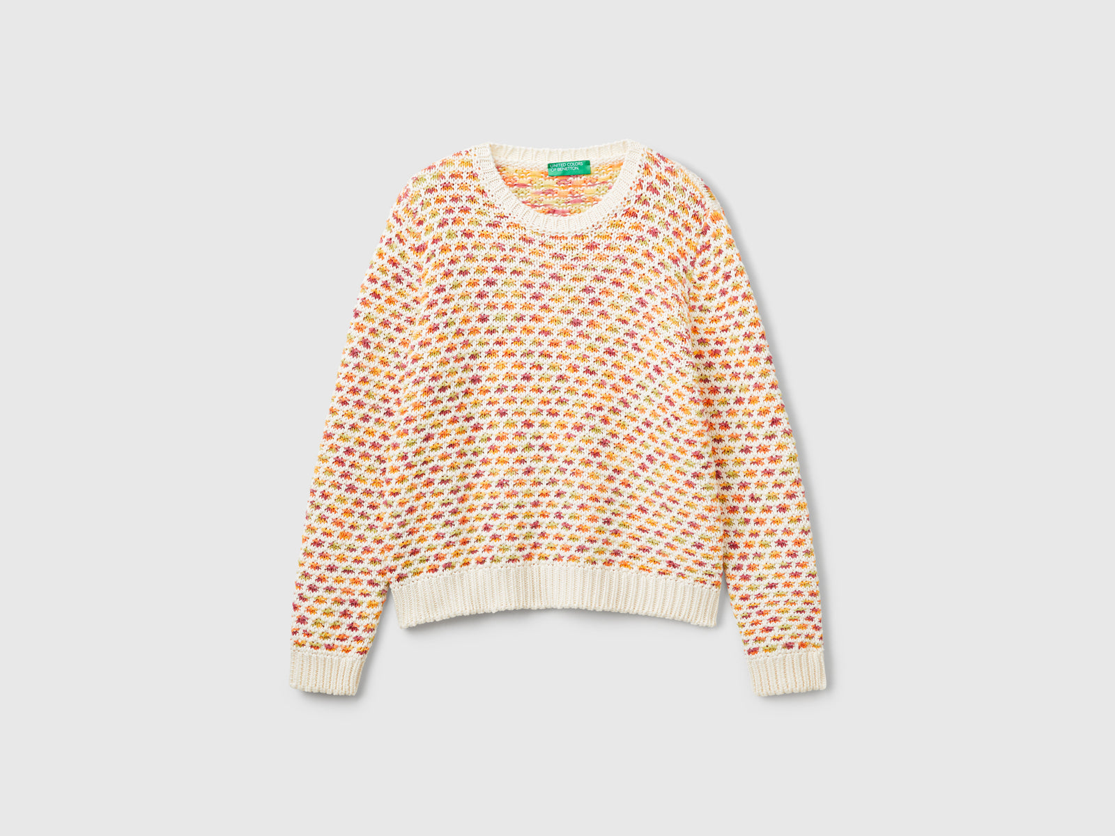 Maglione reversibile in misto cotone da donna multi-color | Benetton Outlet