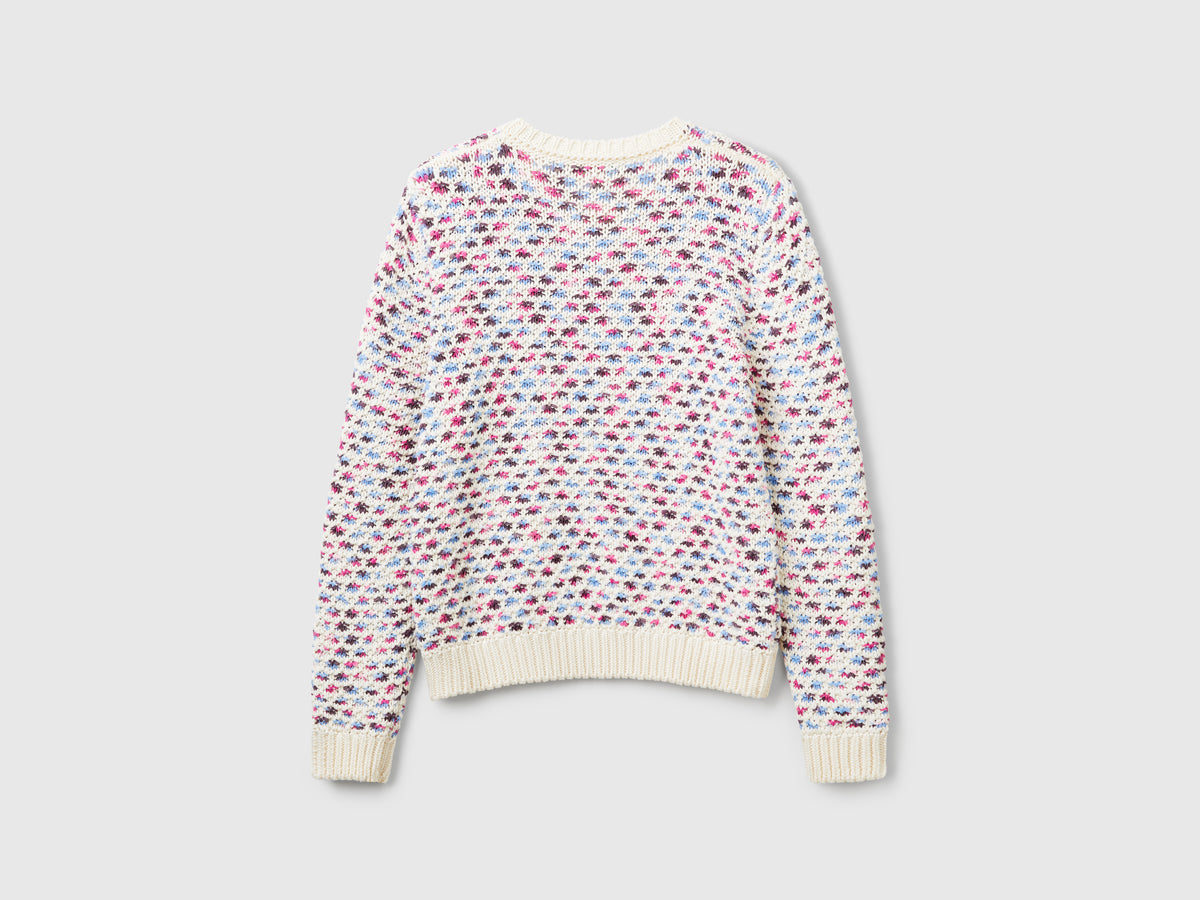 Maglione reversibile in misto cotone