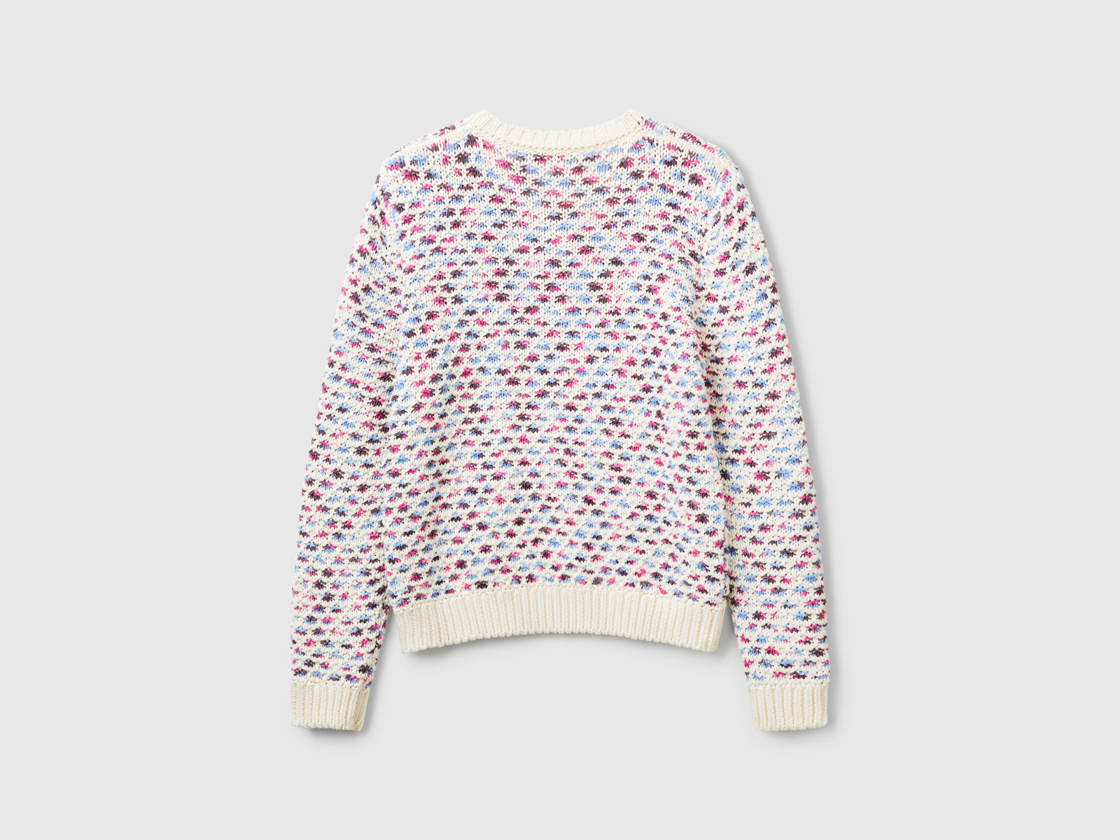 Maglione reversibile in misto cotone da donna multi-color 2 | Benetton Outlet