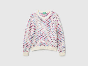 Maglione reversibile in misto cotone