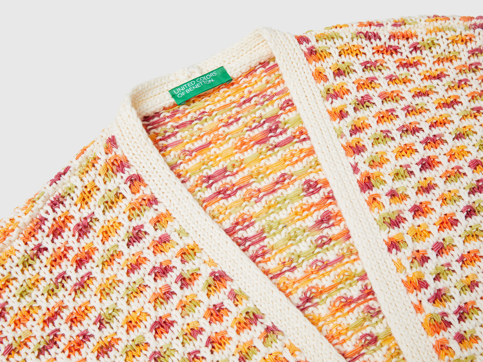 Cardigan jacquard reversibile da donna multi-color 3 | Benetton Outlet