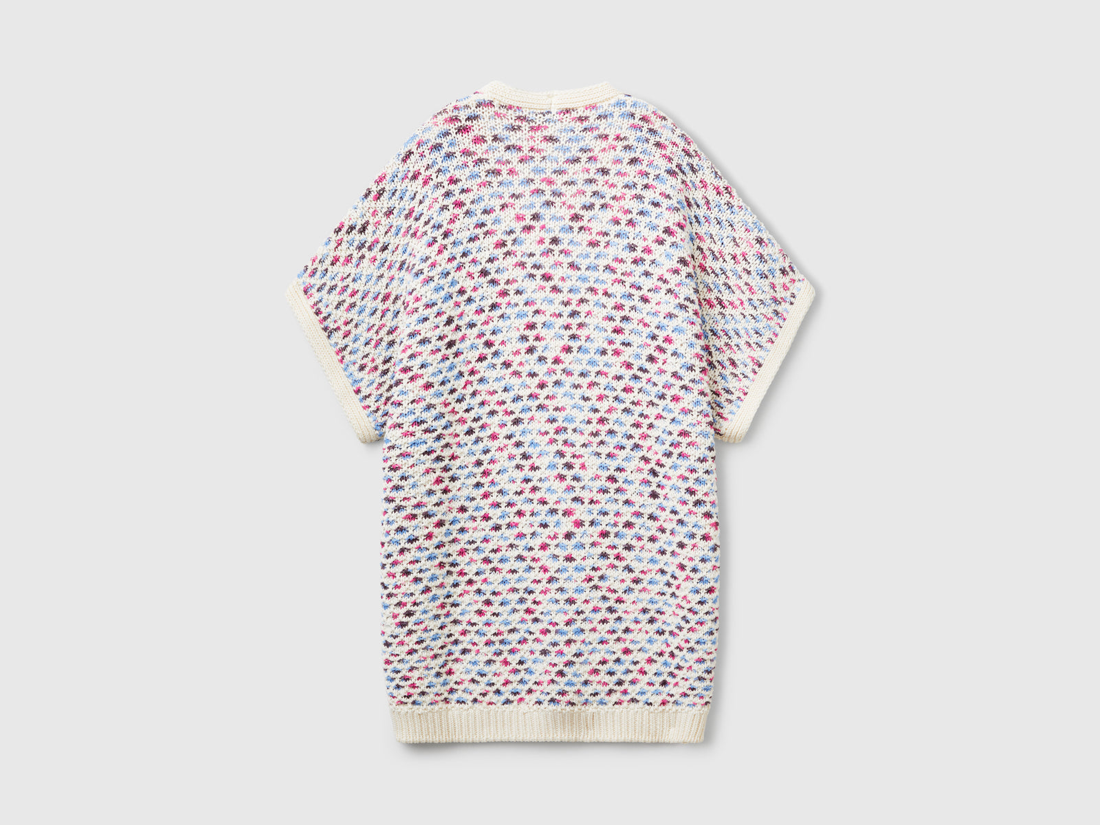 Cardigan jacquard reversibile da donna multi-color 2 | Benetton Outlet