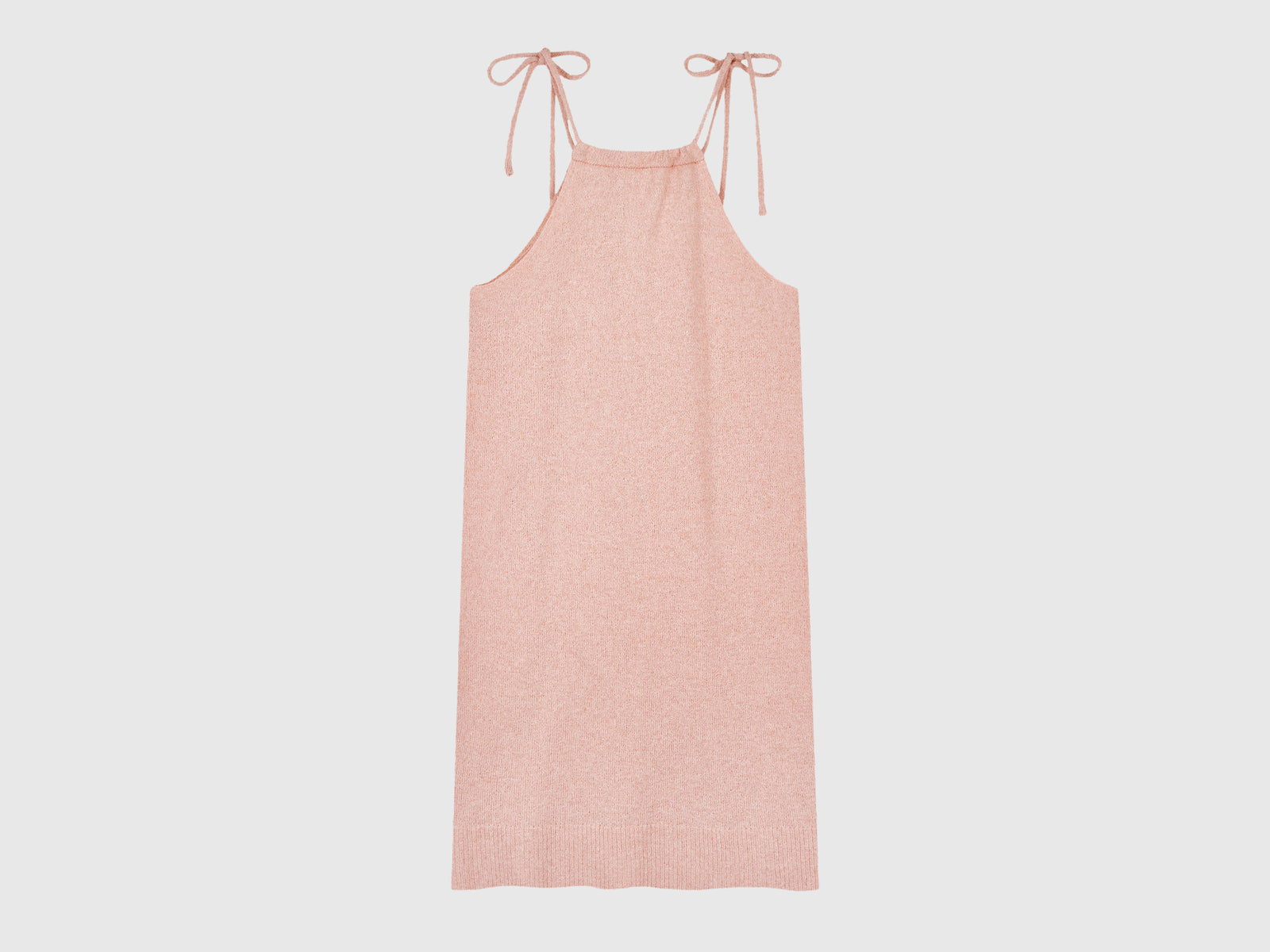 Abito in maglia da donna rosa tenue 2 | Benetton Outlet