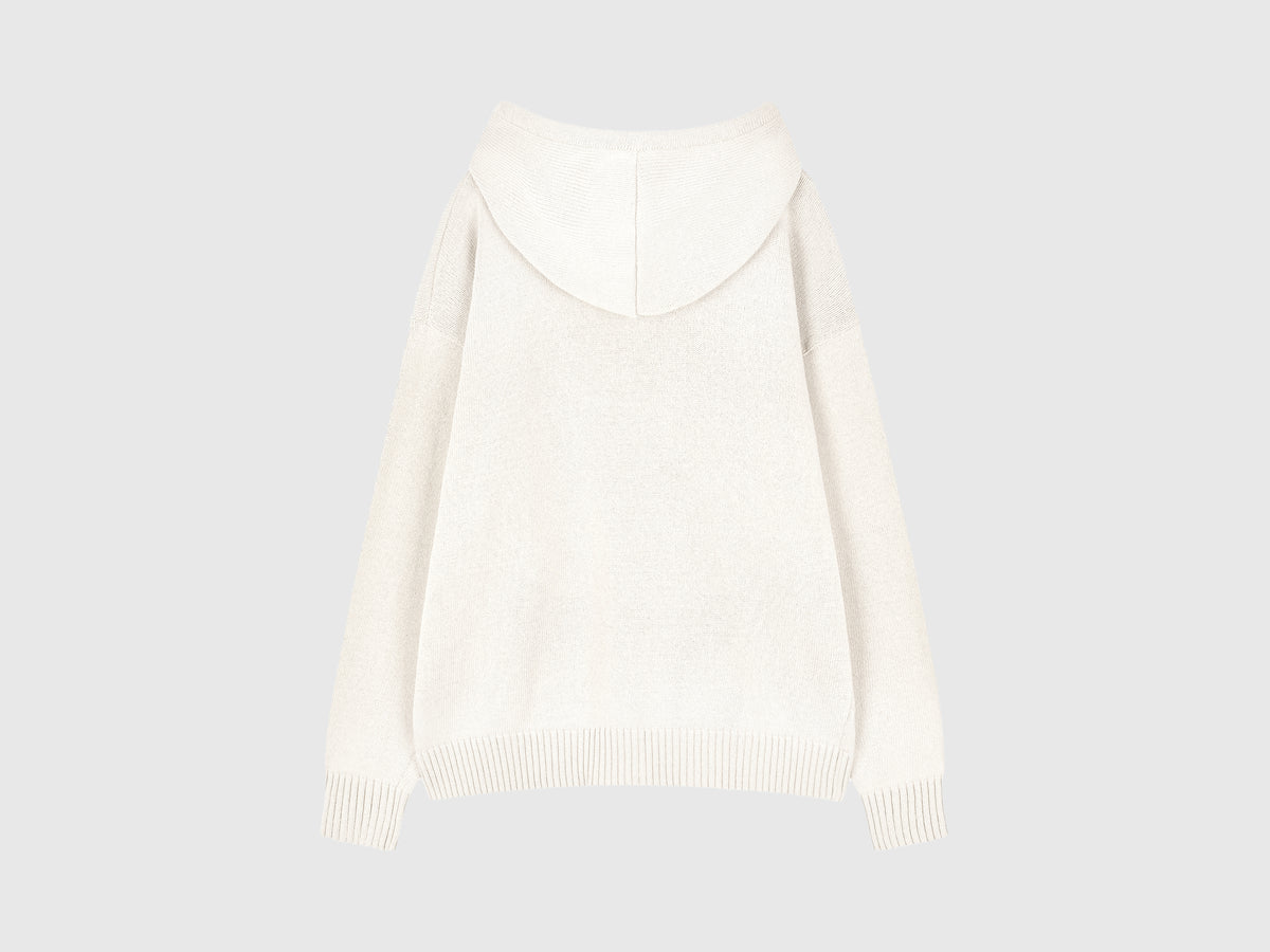 Sweater with pocket and hood