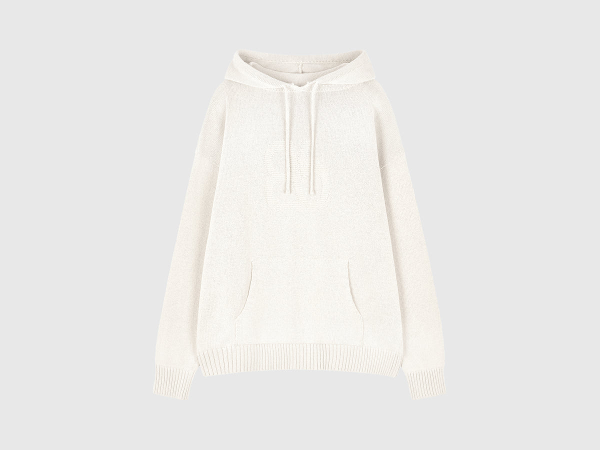 Sweater with pocket and hood