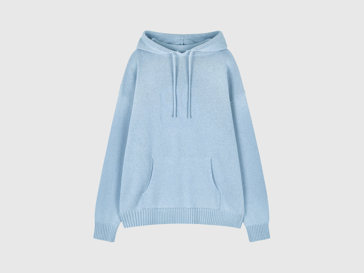 Sweater with pocket and hood