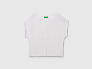 Cotton and linen sweater