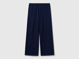 Pantaloni ampi in maglia