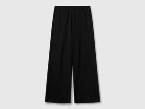 Pantaloni ampi in maglia