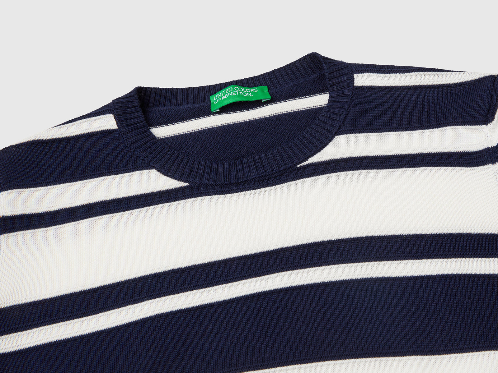 Suéter de rayas da donna blu scuro 3 | Benetton Outlet