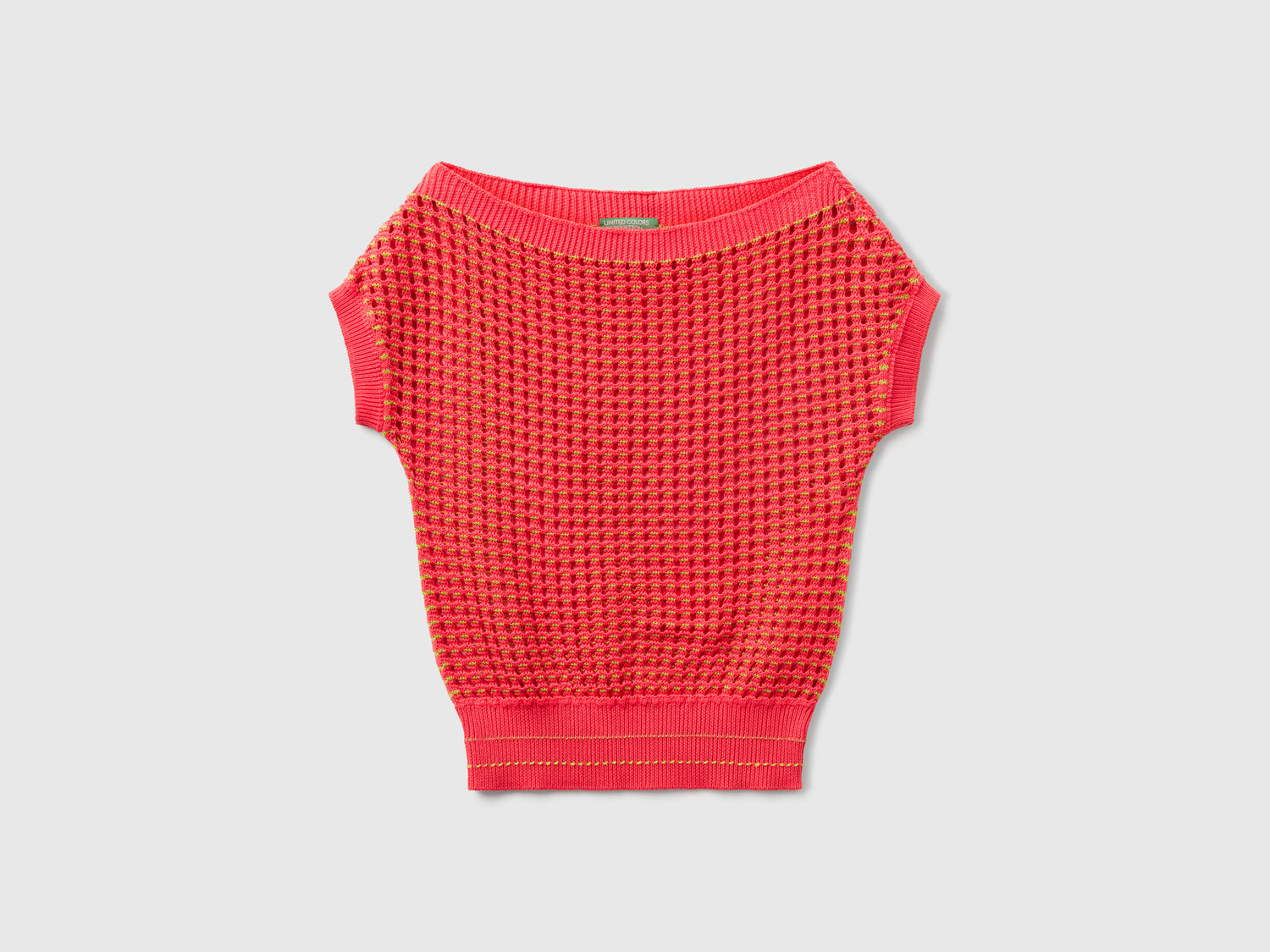 Crochet sweater da donna ciclamino | Benetton Outlet