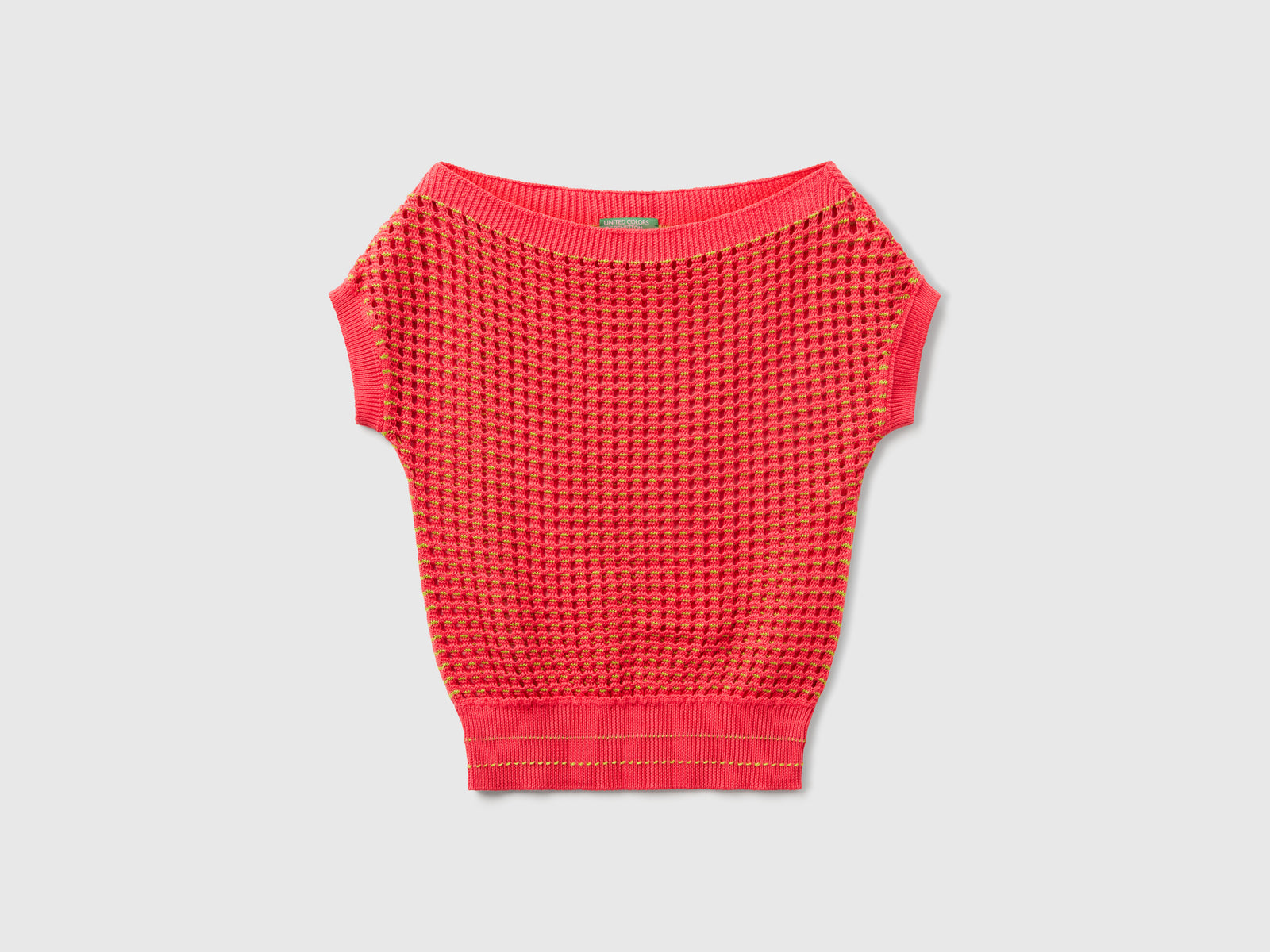 Suéter de crochet da donna ciclamino | Benetton Outlet