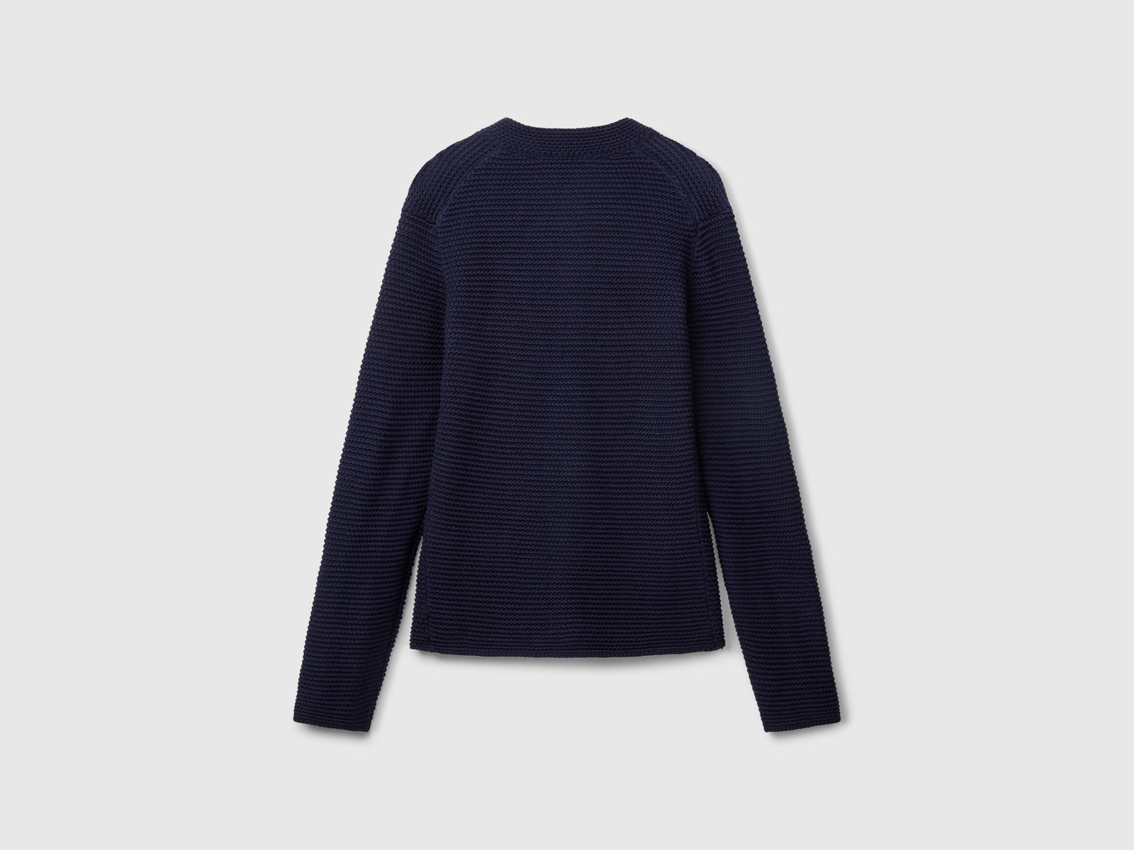 Giacca in maglia 100% cotone da donna blu scuro 2 | Benetton Outlet