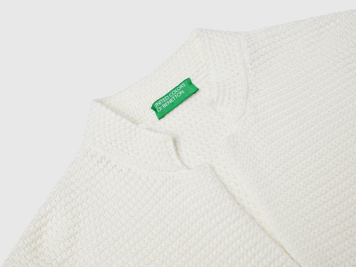 Chaqueta de punto 100% algodón