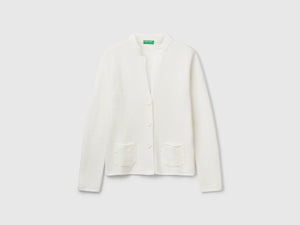 Chaqueta de punto 100% algodón