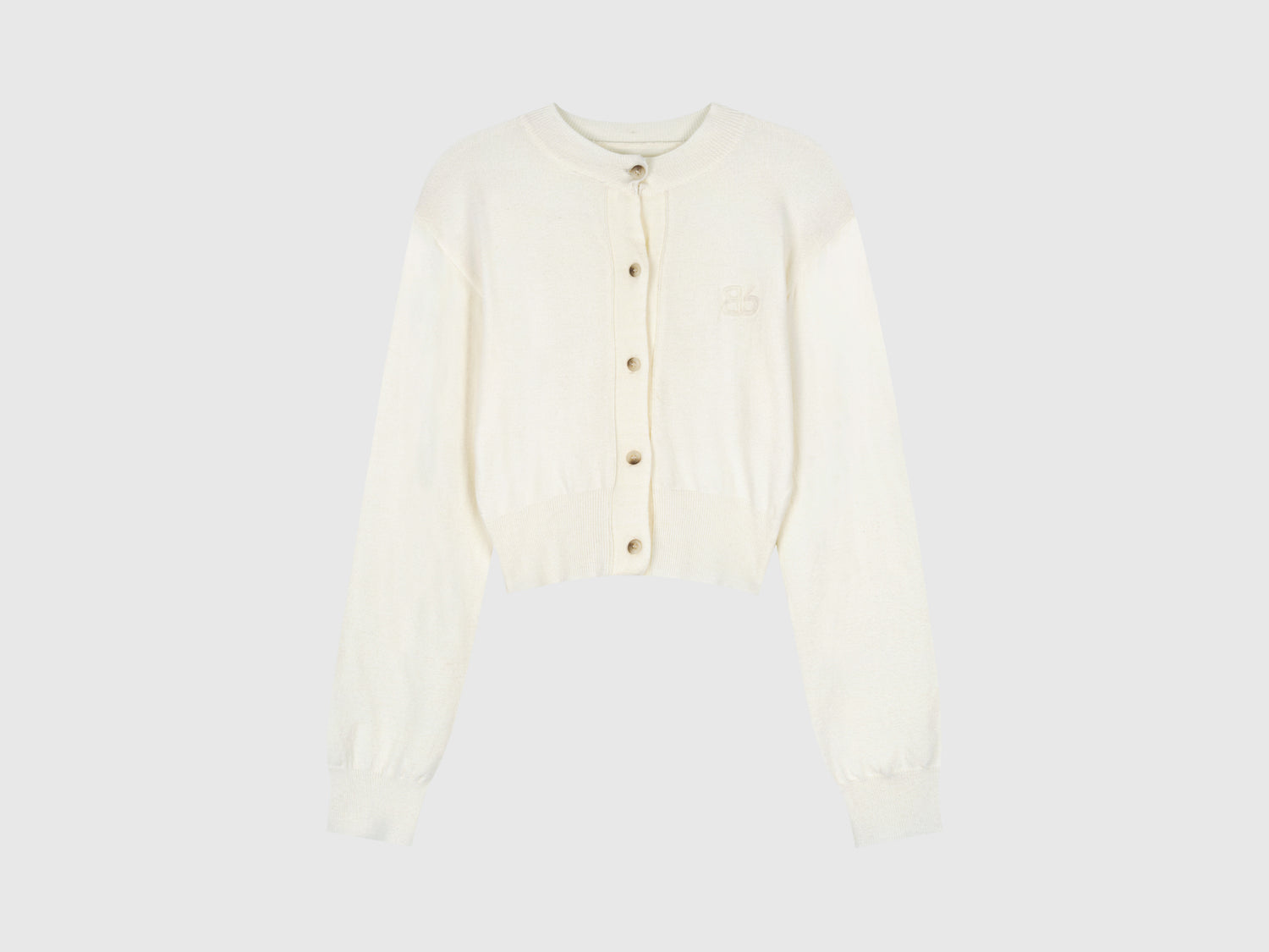 Cardigan in misto viscosa da donna bianco panna | Benetton Outlet