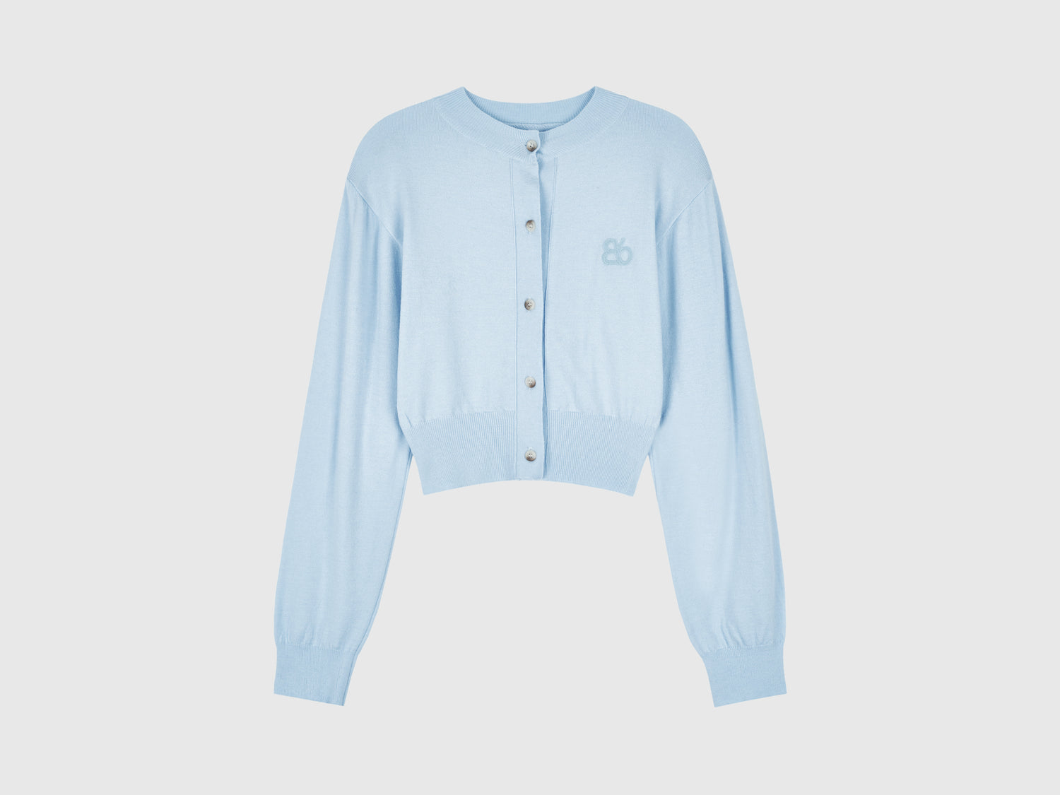 Cardigan in misto viscosa da donna celeste | Benetton Outlet