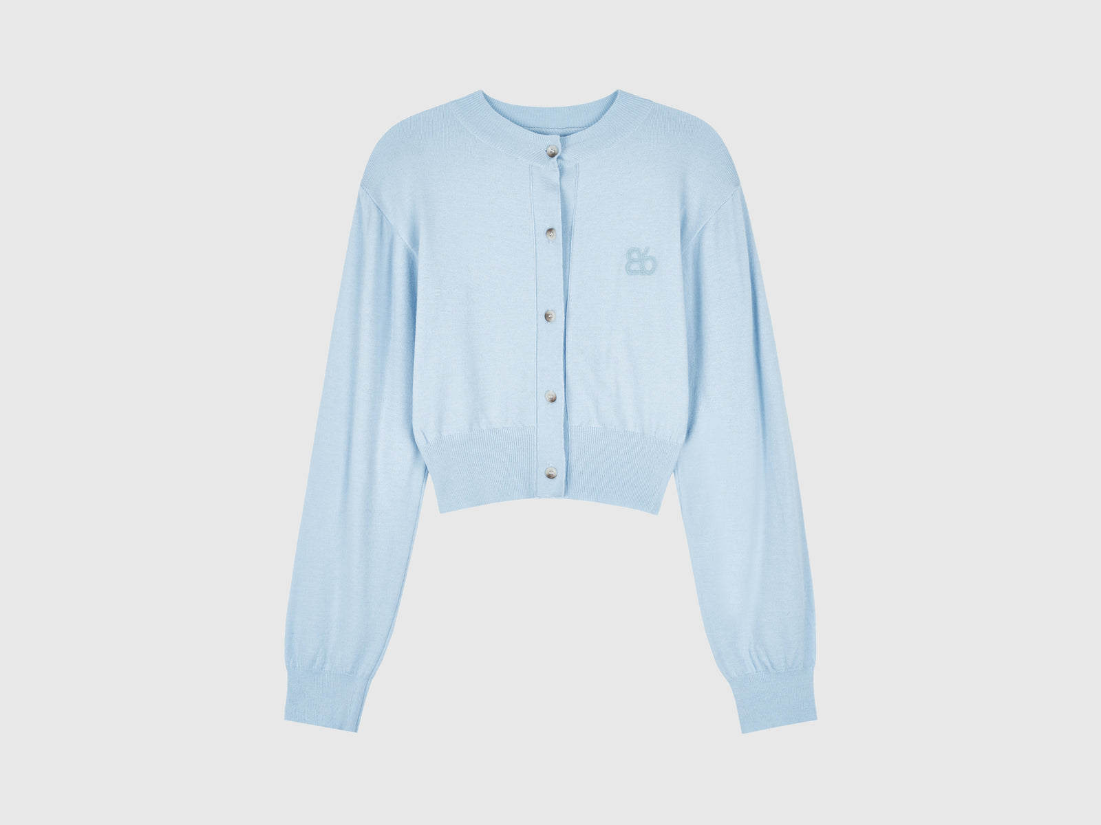 Cardigan in misto viscosa da donna celeste | Benetton Outlet