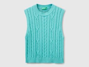Gilet cropped a trecce