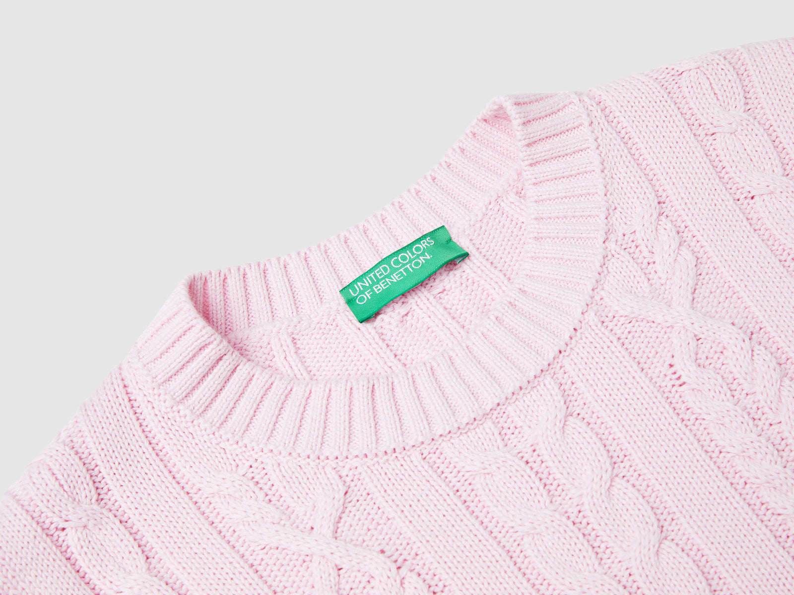Cropped vest with braids da donna rosa 3 | Benetton Outlet