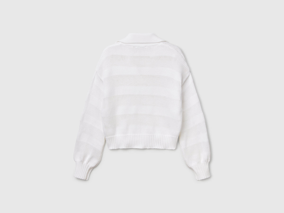 Maglioncino a polo 100% cotone