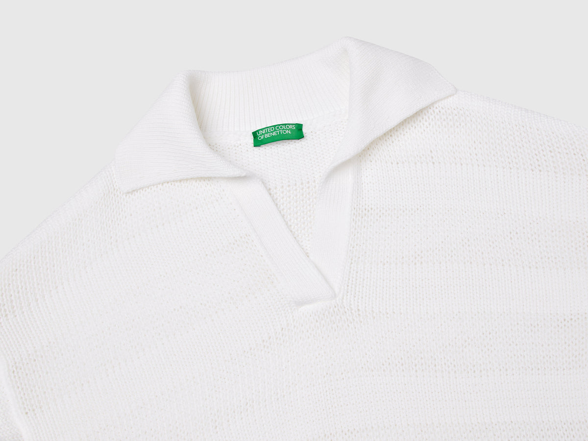 Maglioncino a polo 100% cotone