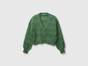 100% cotton knitted cardigan