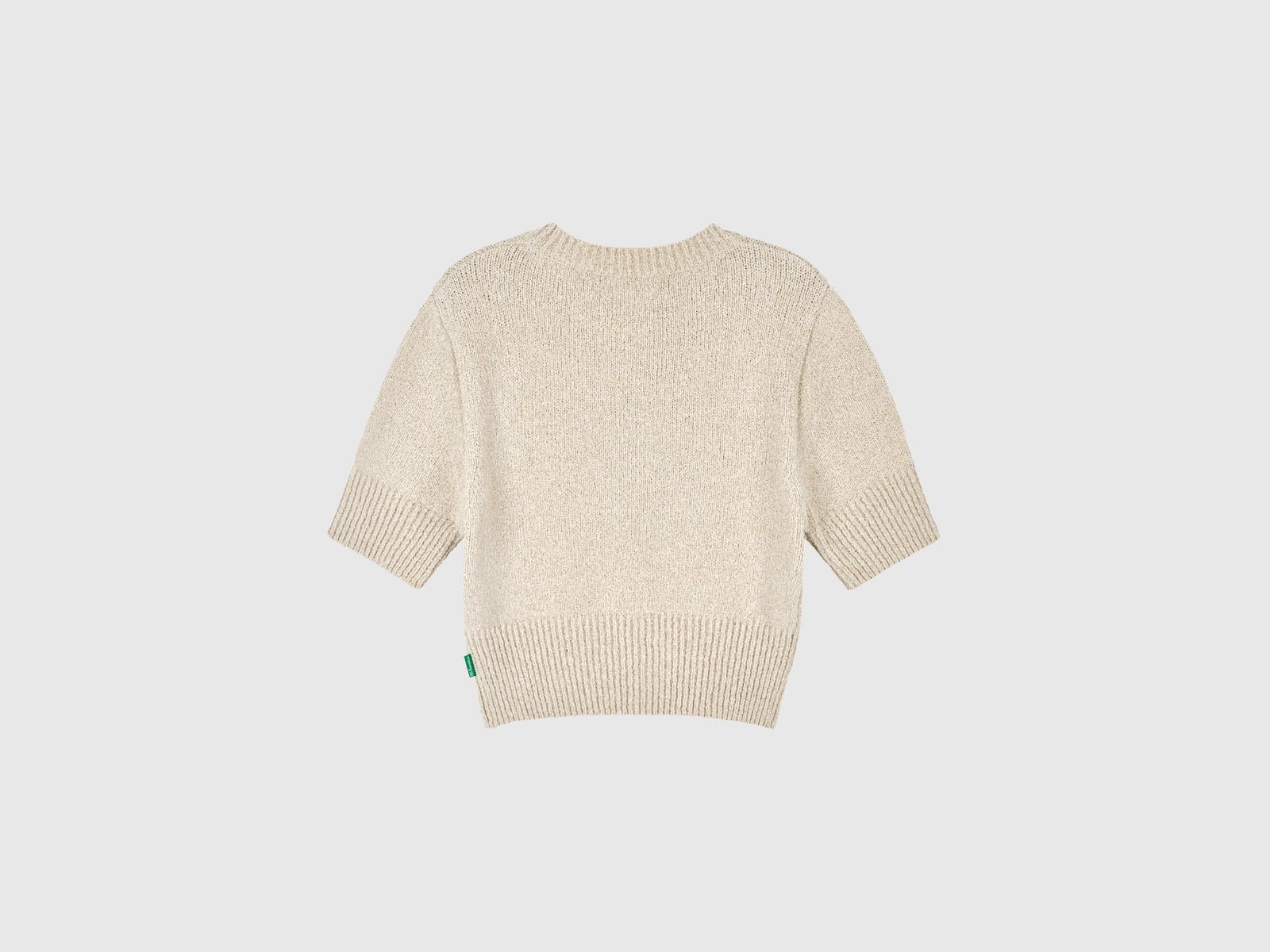 Maglia a manica corta da donna beige 2 | Benetton Outlet