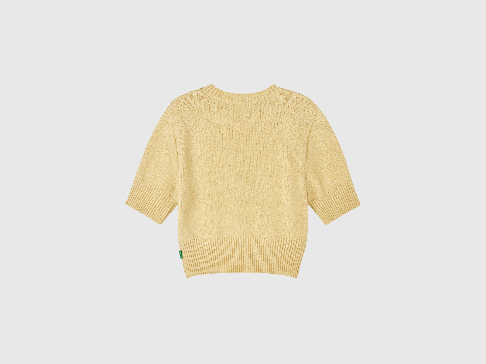 Maglia a manica corta da donna giallo 2 | Benetton Outlet