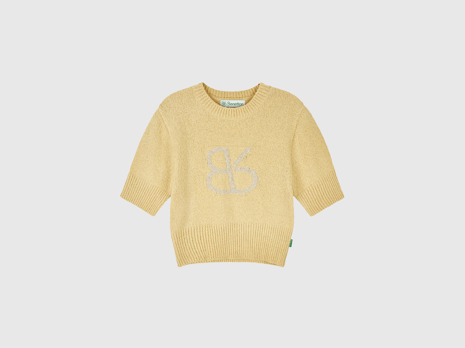 Maglia a manica corta da donna giallo | Benetton Outlet