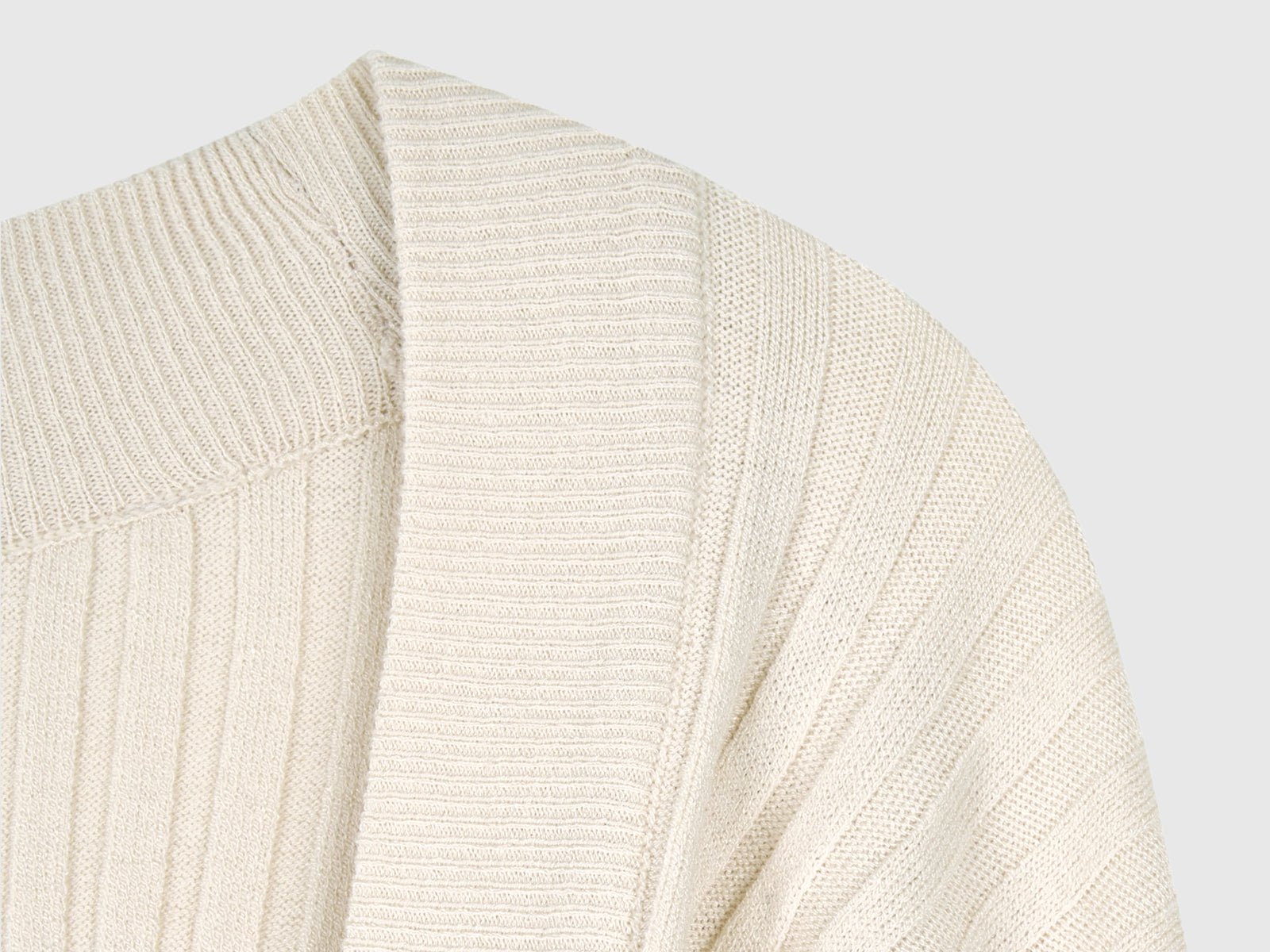 Bolero in misto viscosa da donna bianco panna 3 | Benetton Outlet