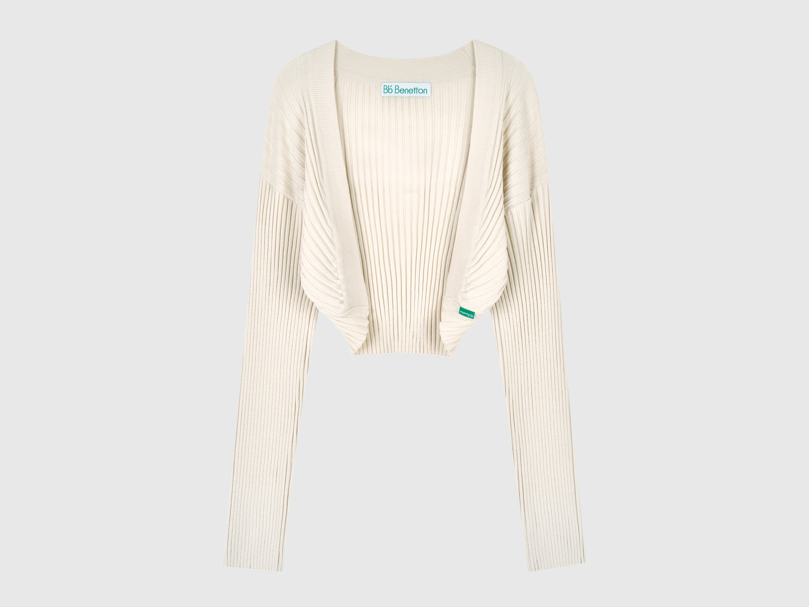 Bolero in misto viscosa da donna bianco panna | Benetton Outlet