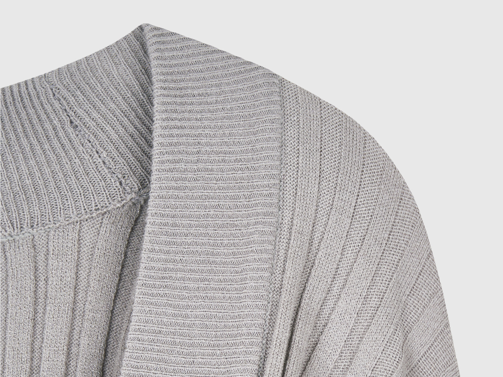 Bolero in misto viscosa da donna grigio chiaro 3 | Benetton Outlet