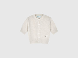 Cardigan a manica corta
