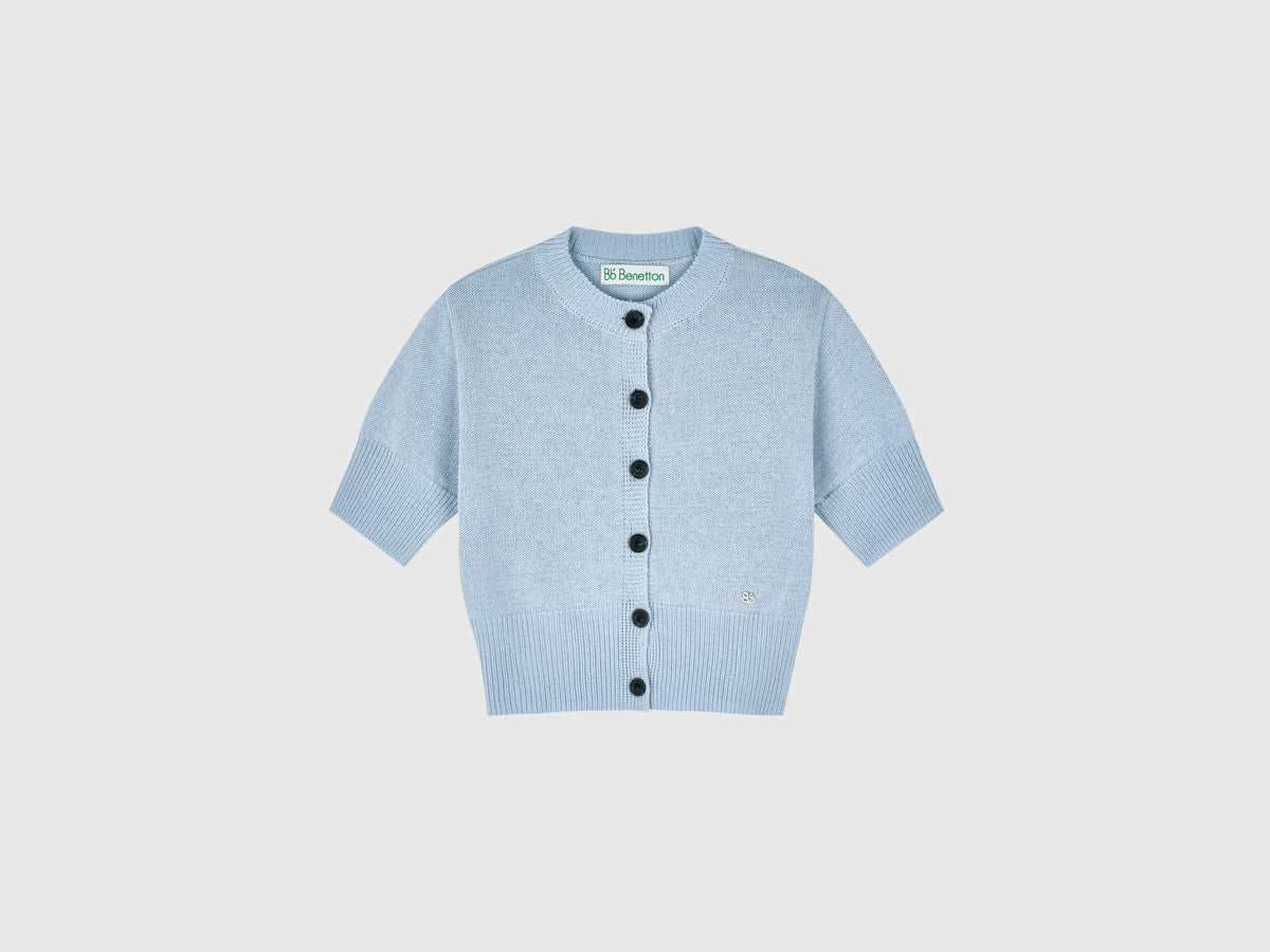 Short-sleeved cardigan