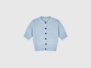 Short-sleeved cardigan