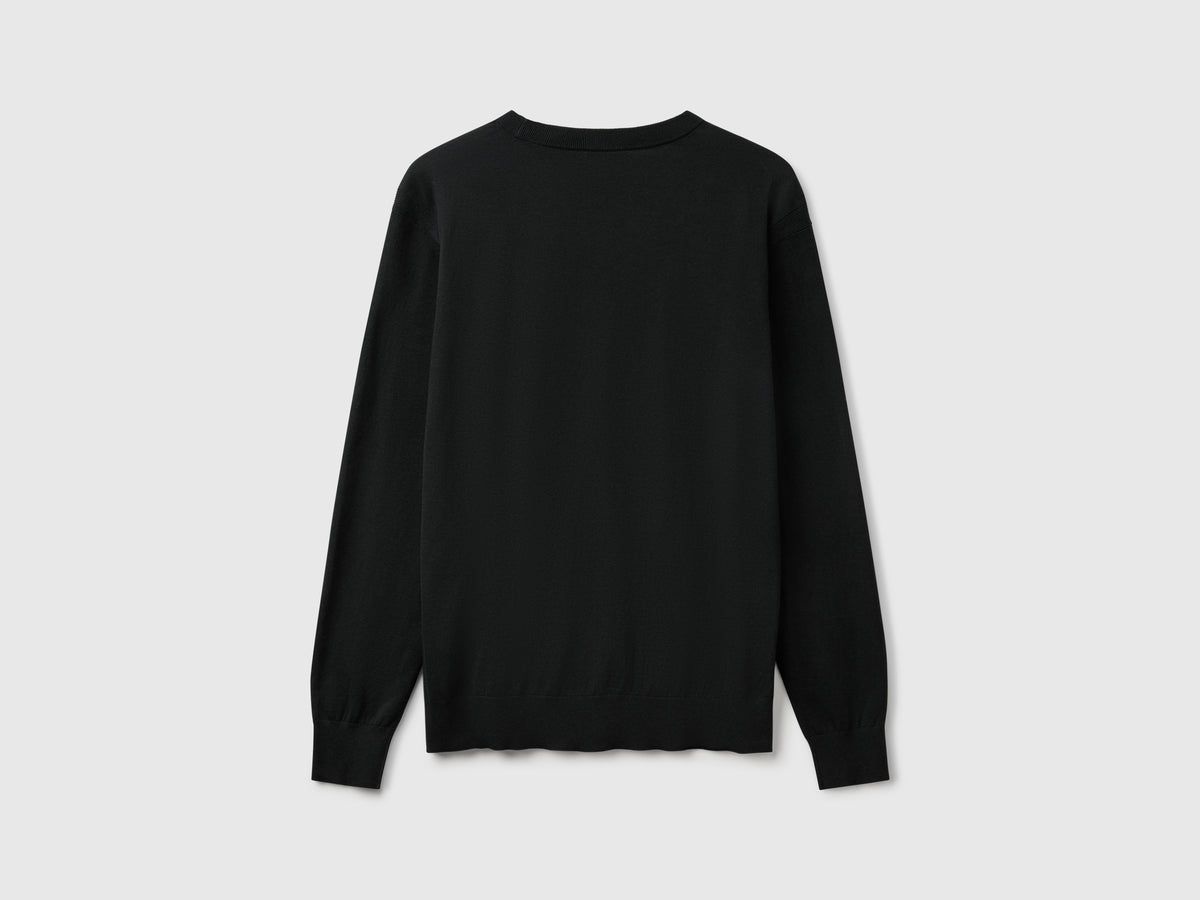 Maglione in misto viscosa e seta
