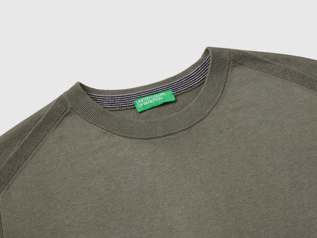 Maglione in misto viscosa e seta