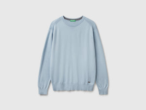 Maglione in misto viscosa e seta