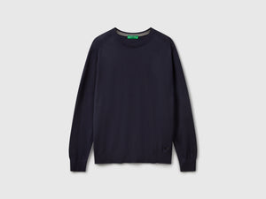 Maglione in misto viscosa e seta