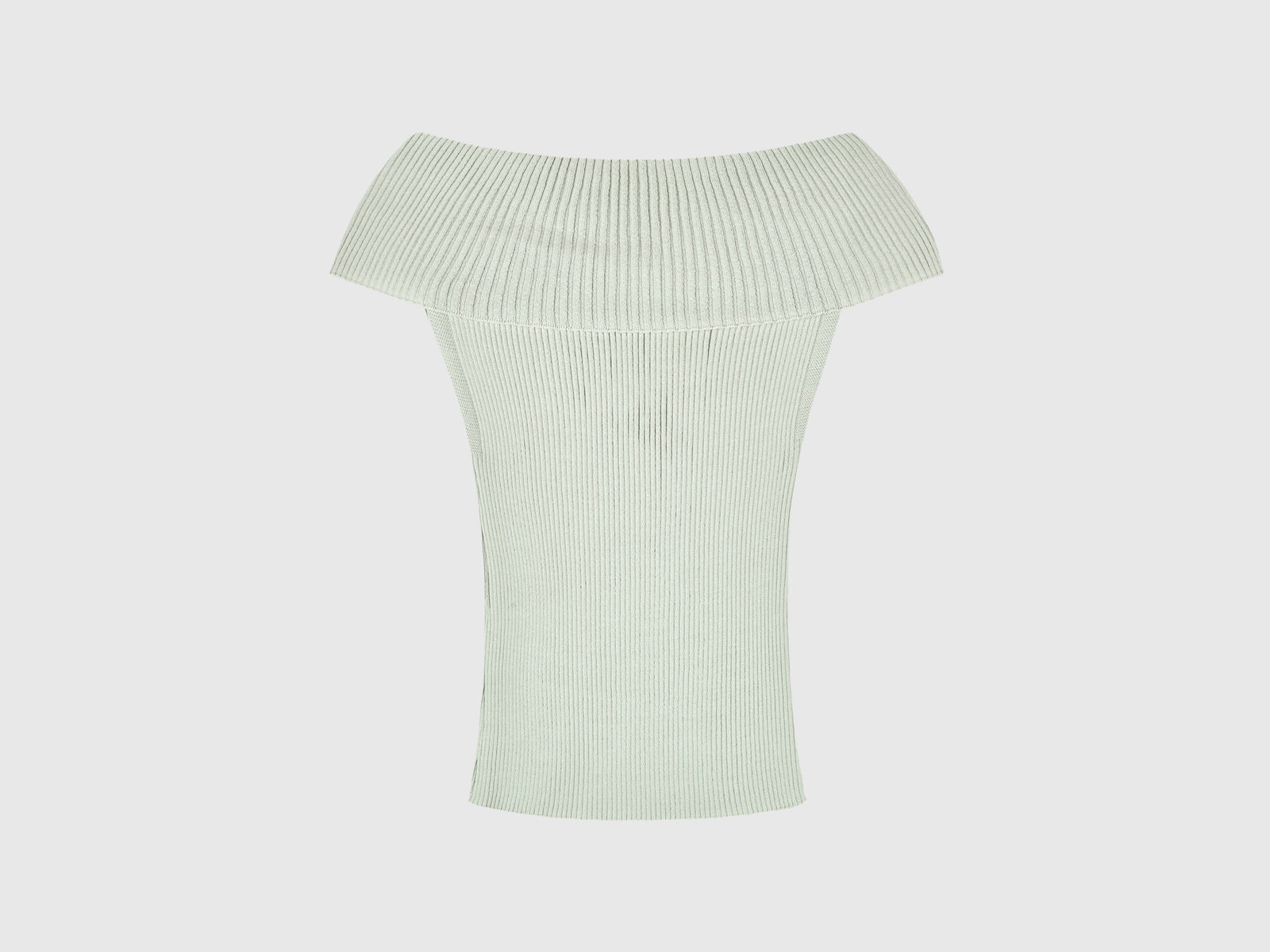 Maglia con scollo bardot da donna verde oliva 2 | Benetton Outlet