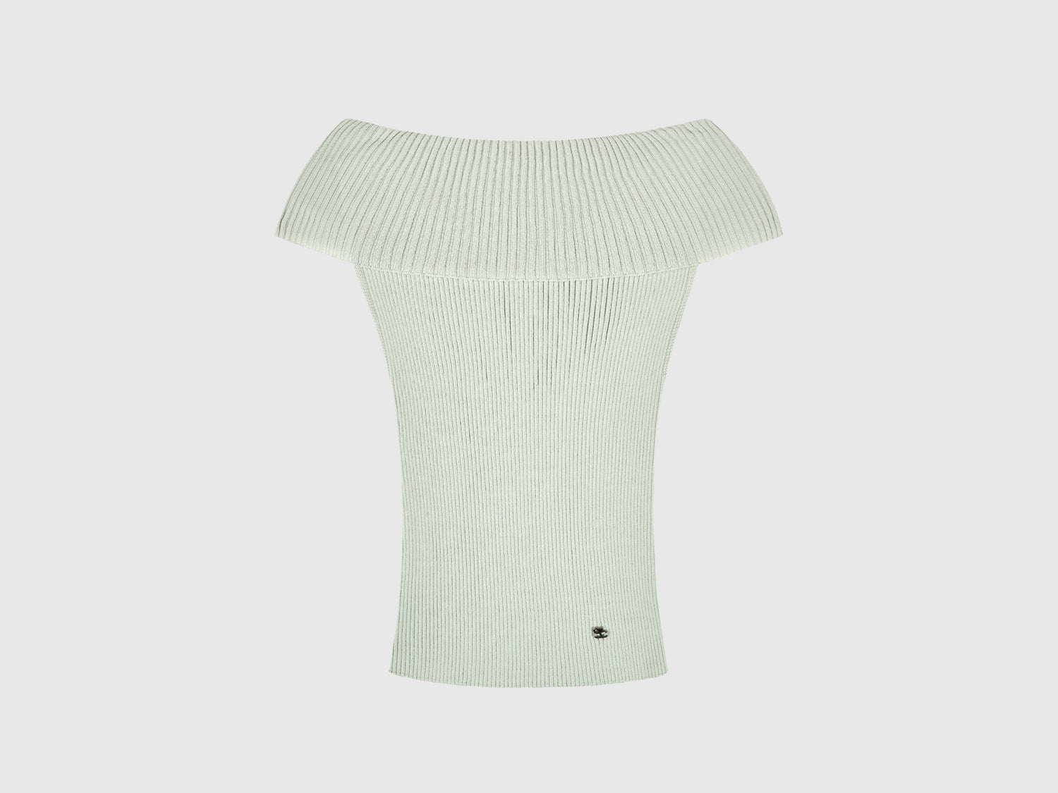 Maglia con scollo bardot da donna verde oliva | Benetton Outlet