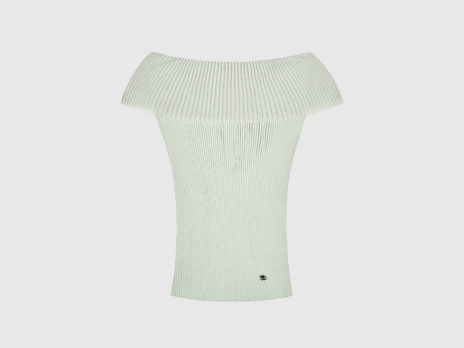 Maglia con scollo bardot da donna verde oliva | Benetton Outlet