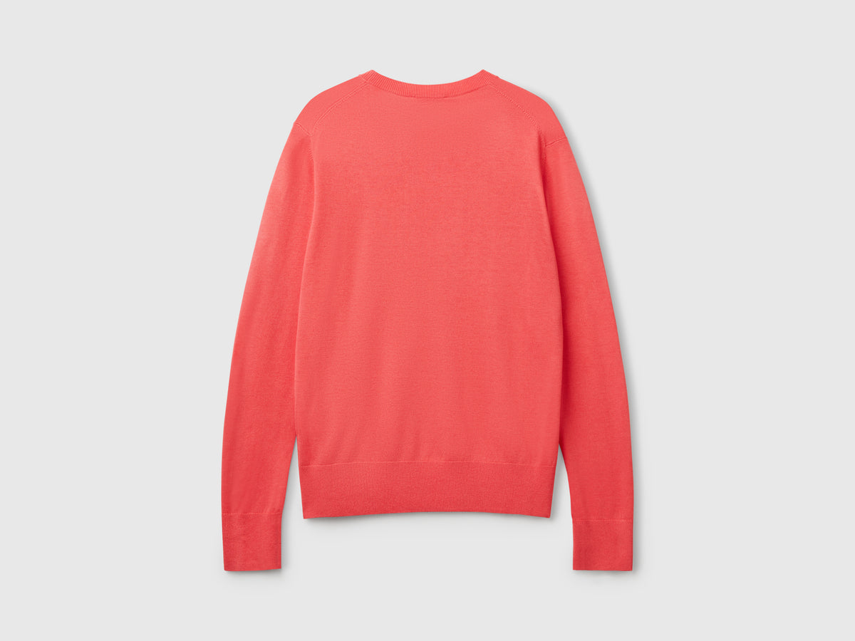 Maglia manica lunga in misto seta